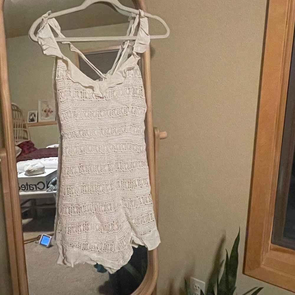 ASTR cream romper perfect for wedding showers